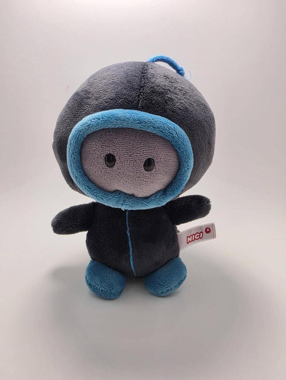 Nici Astraunaut Plush Blue Gray Stuffed Toy (7 inch)